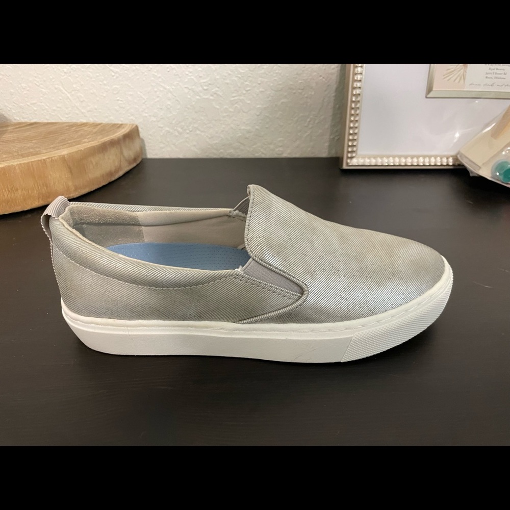 Silver sneakers